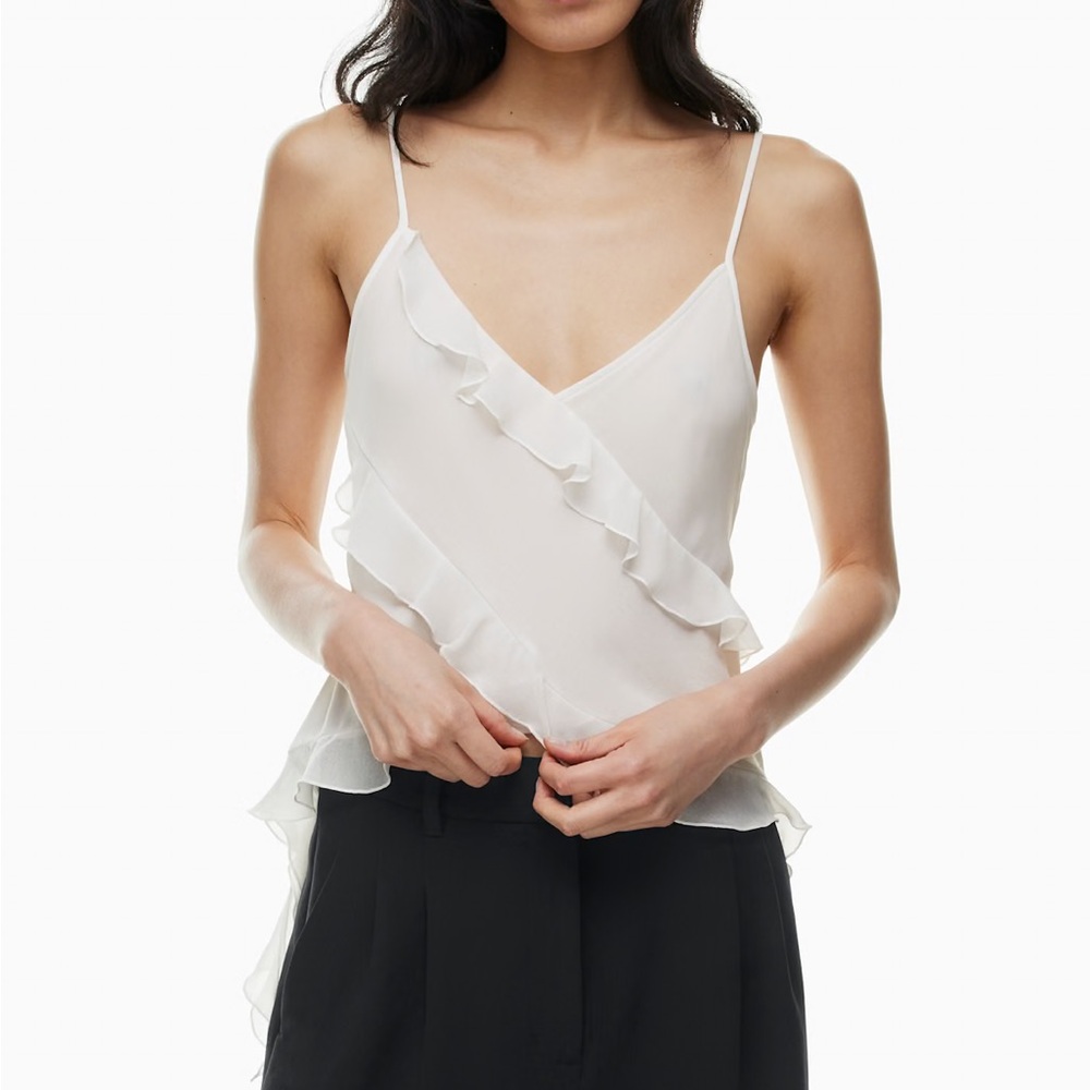 Wilfred Cream Ruffle Camisole Top
